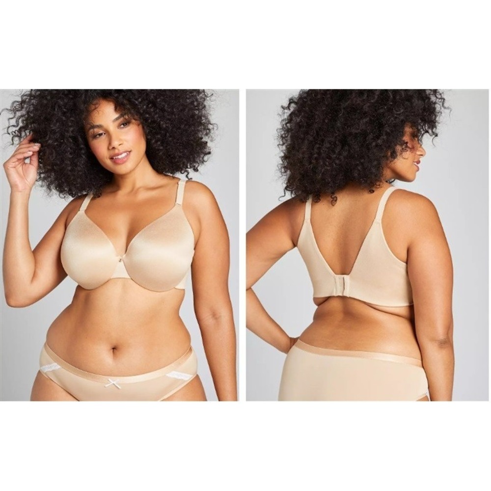 NWOTD Cacique 40H Lightly Lined Full Coverage Bra Back Smooth 116384